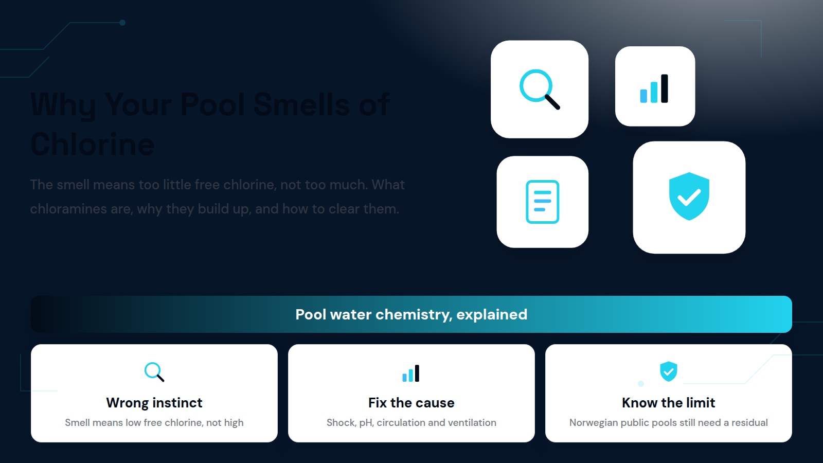 Why Does My Pool Smell of Chlorine?